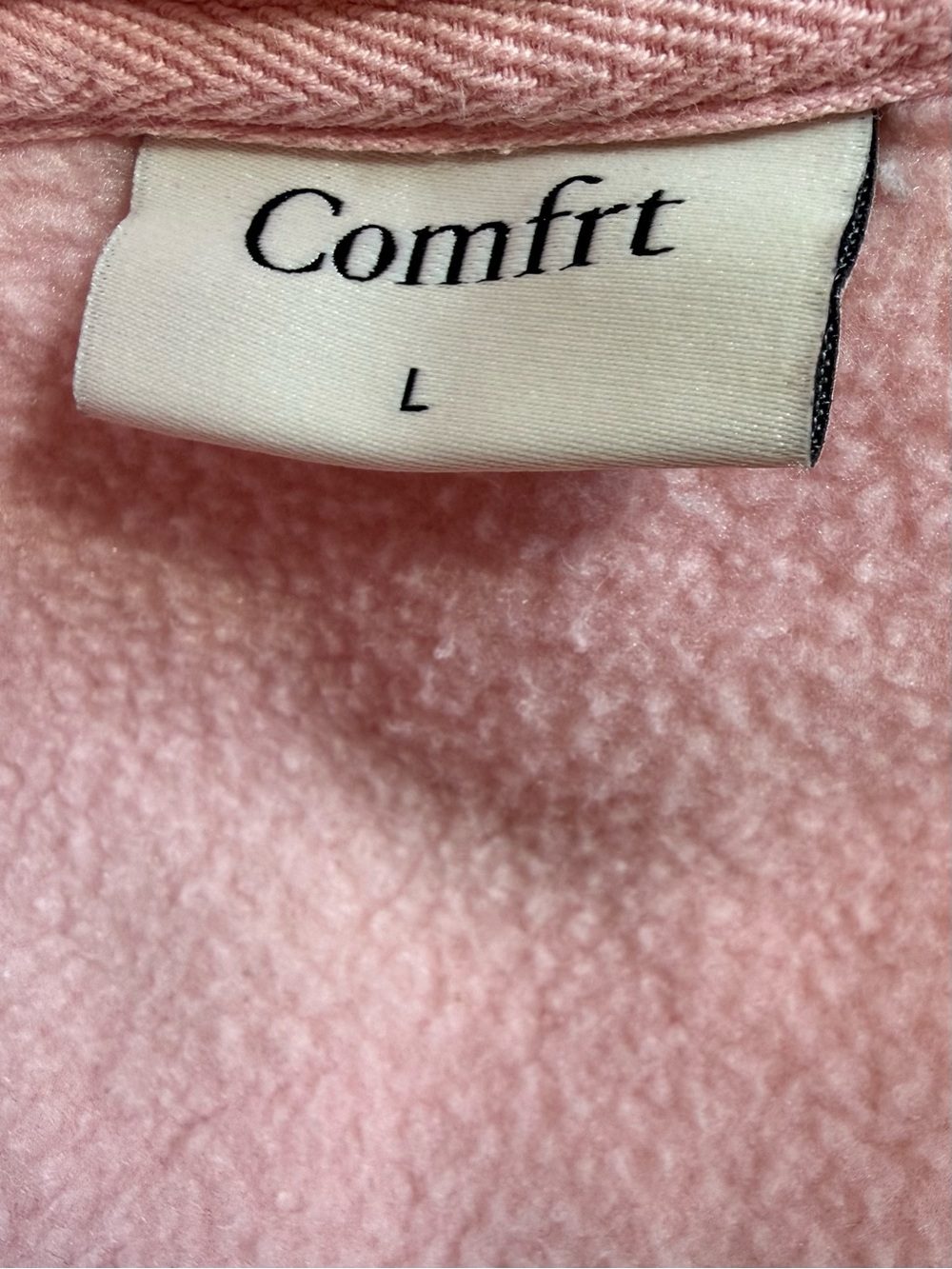 COMFRT LARGE CLOUD TOUCH PASTEL EDIT ZIP OVERSIZED HOODIE BUBBLEGUM PINK LTD ED - Picture 3 of 10